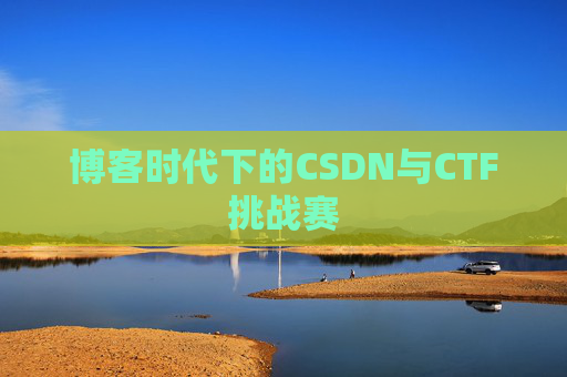 博客时代下的CSDN与CTF挑战赛